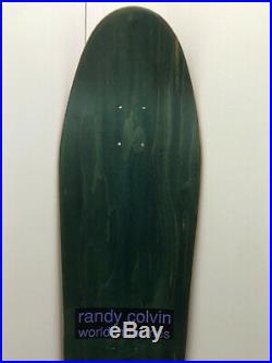 World Industries Randy Colvin XXX Vintage Rare Nos Skateboard Deck