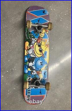 World Industries Vintage Skateboard Complete Willy Vibrant Color Great Condition