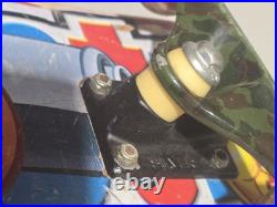 World Industries Vintge Skateboard Bazooka, Silver Wheel Trucks, Spitfire Stckrs