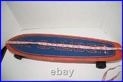 X-CALIBER Vintage 70's Freestyle Skateboard Roller Sports Racing Slick Wheels