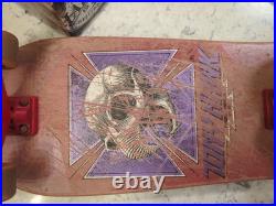 Y2K Vintage 80s Powell Peralta Bonite XT Tony Hawk Chicken Skull RareSkateboard