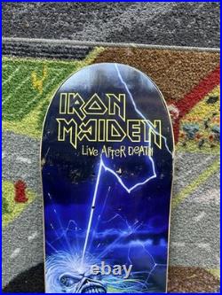 Zero Iron Maiden Live After Death Blue 8.0 Skateboard Deck