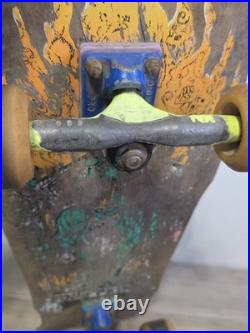 Zorlac Todd Prince Frog Prince Vintage 1980s Skateboard withGullwing Trux & Wheels